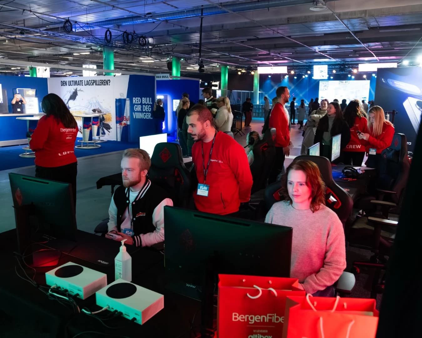 Gamingfellesskap samlet i festivalområdet
