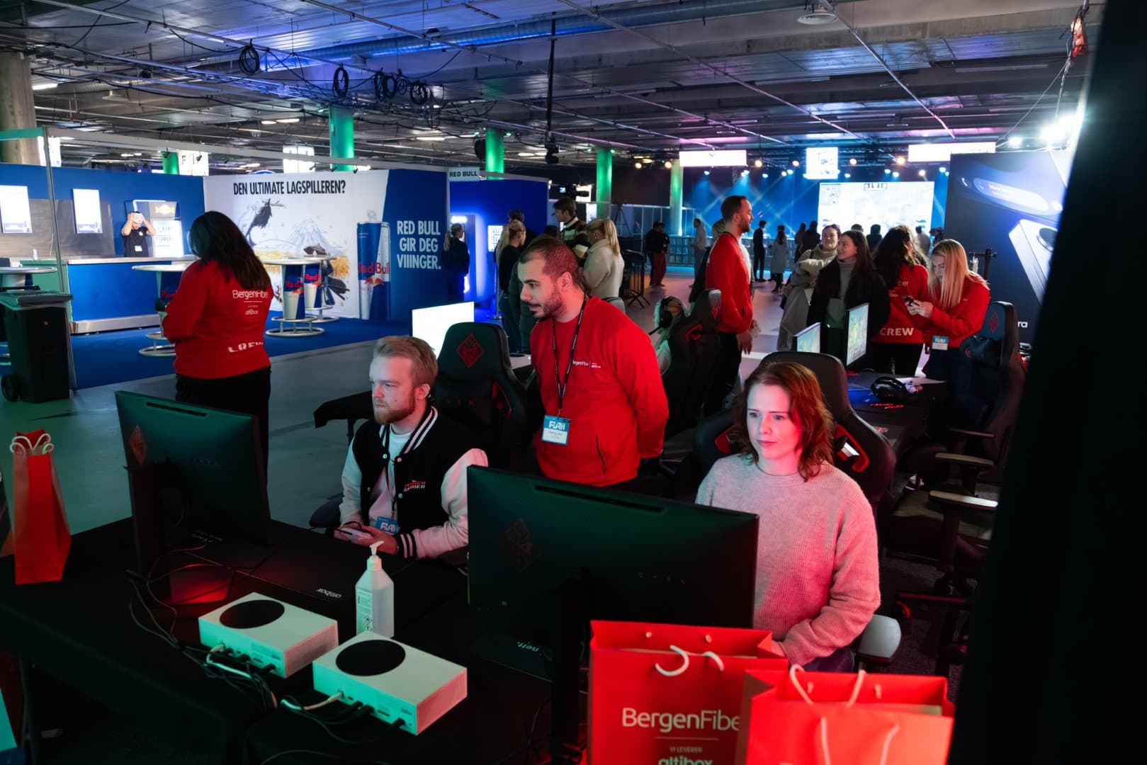 Gamingfellesskap samlet i festivalområdet